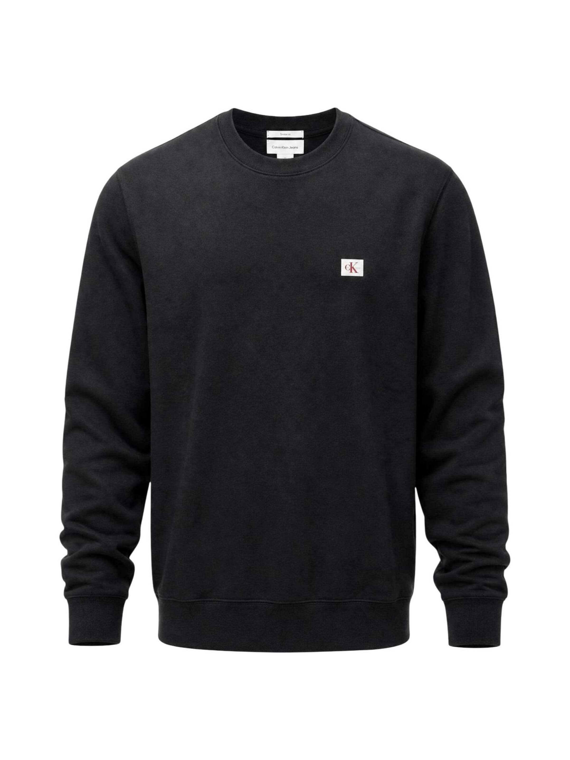 Calvin Klein Jeans Sweatshirt 'LV04RG268G' i svart: framsida