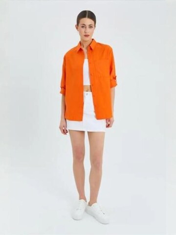 MixRay Blouse 'Hemden' in Orange