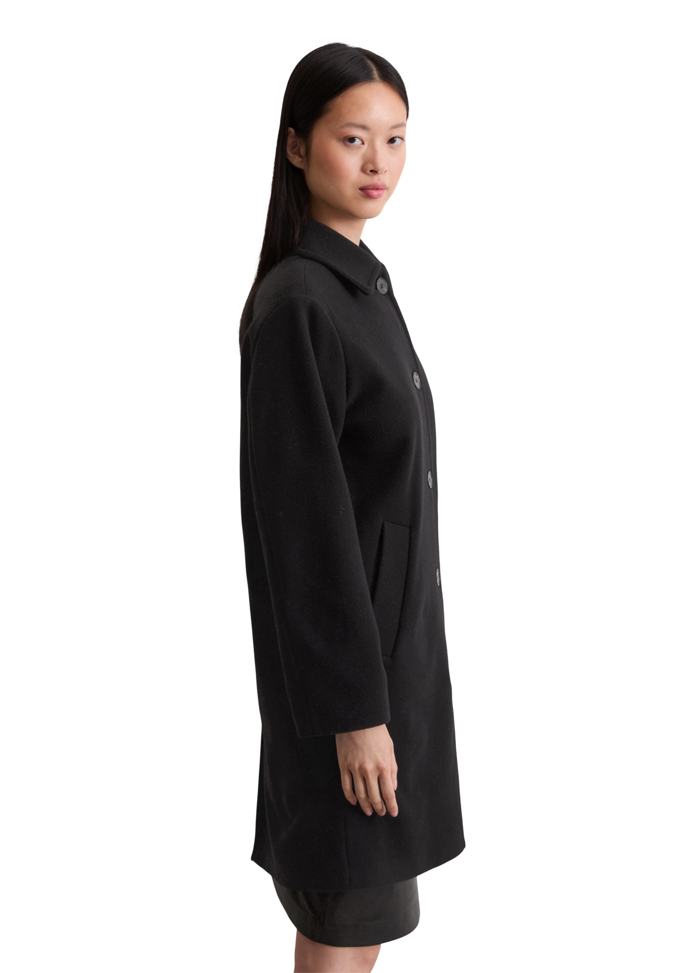 Marc O'Polo Mantel in Schwarz