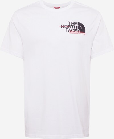 THE NORTH FACE T-Shirt 'COORDINATES' in rot / schwarz / weiß, Produktansicht