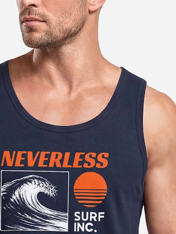 Neverless Shirt 'Surf inc wave' in Orange