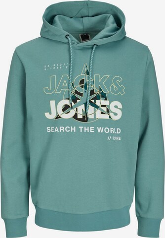 JACK & JONES Sweatshirt 'Hunt' in Groen: voorkant