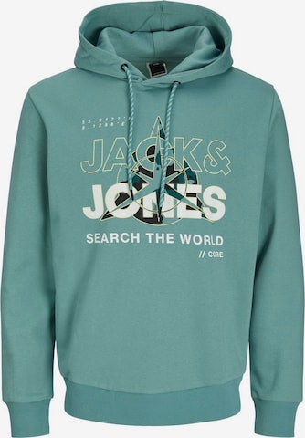 Sweat-shirt 'Hunt' JACK & JONES en vert : devant