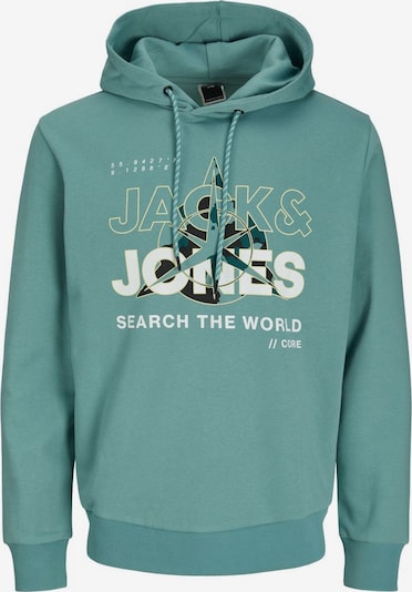 JACK & JONES Collegepaita 'JJHunt' koossa L värissä keltainen / vihreä / musta / valkoinen, Tuotenäkymä