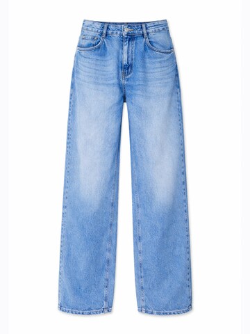 IT'S BASIC Loose fit Jeans 'Relaxed High Rise Jeans' in Blue: front