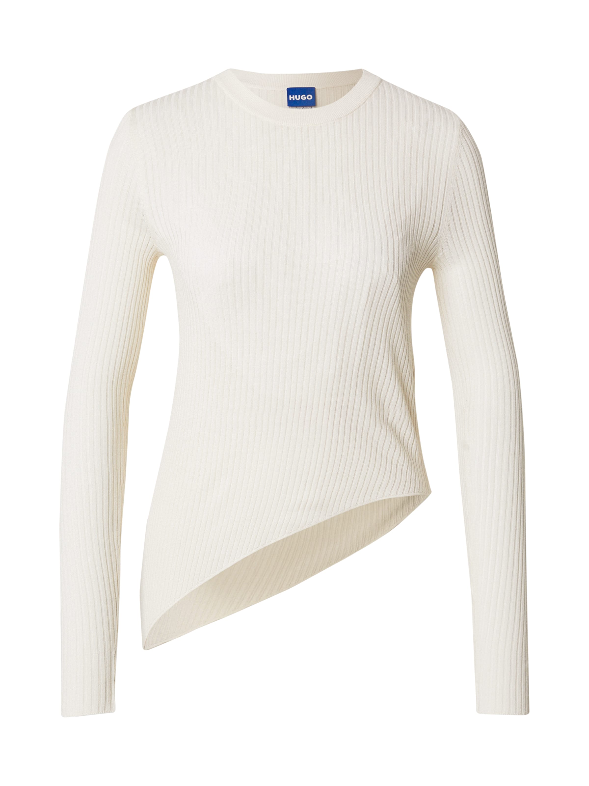 HUGO Trui &#x27;Somy_B&#x27; in Wit: voorkant