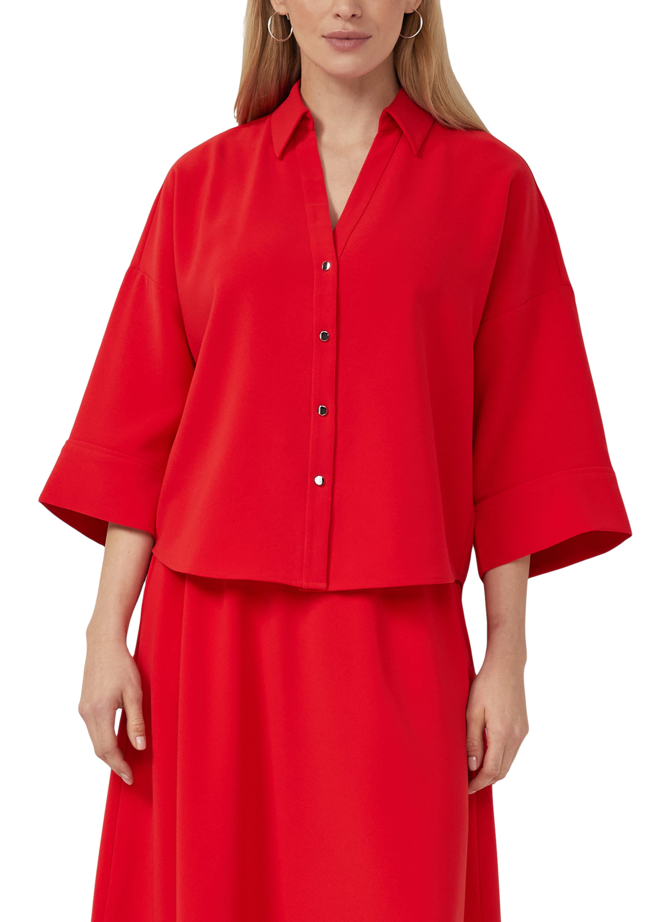 Chemisier s.Oliver en rouge : devant