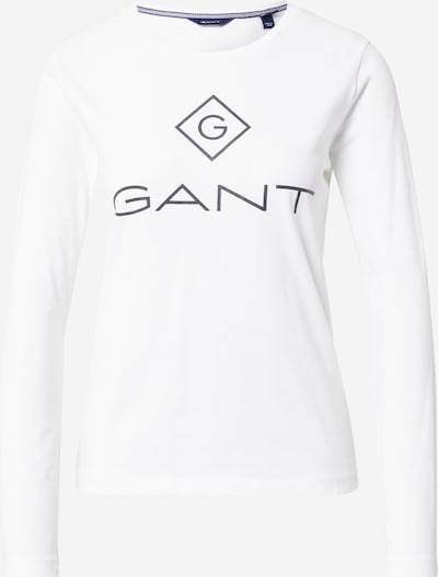 GANT T-shirt en bleu foncé / blanc, Vue avec produit