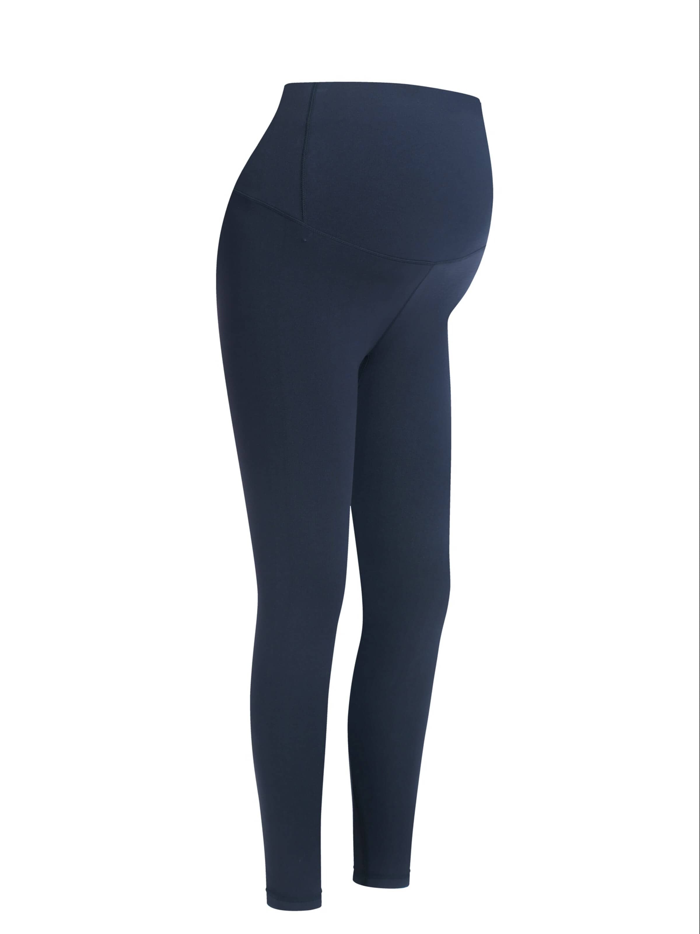 cfab (formerly creamy fabrics) - Skinny Leggings 'Seamless Umstandsleggings mit hohem Bund' en azul: frente
