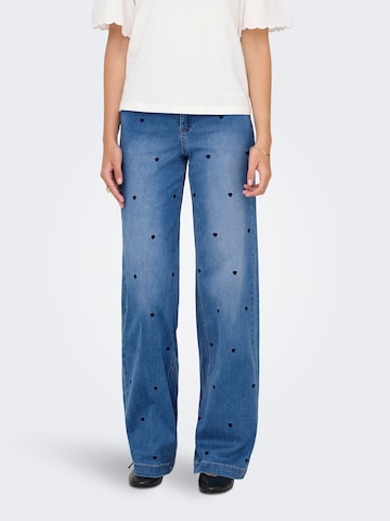 Wide leg Jeans 'ONLMADISON-ROYAL' di ONLY in blu: frontale