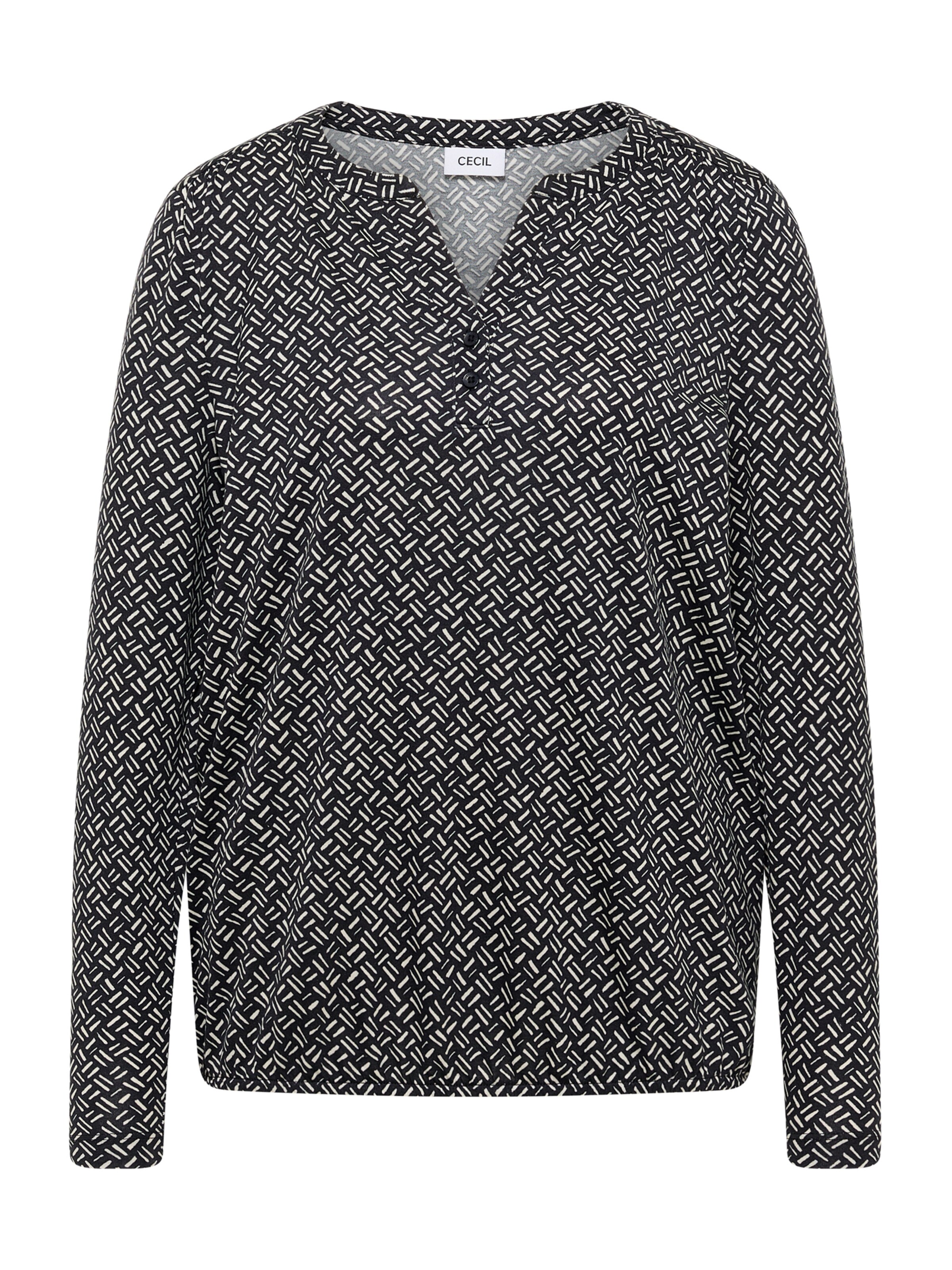 CECIL Tričko – šedá: přední strana