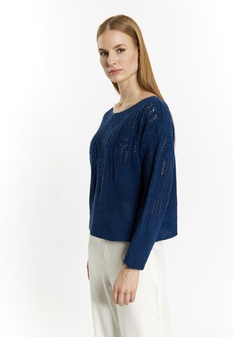 DreiMaster Klassik Pullover in Blau