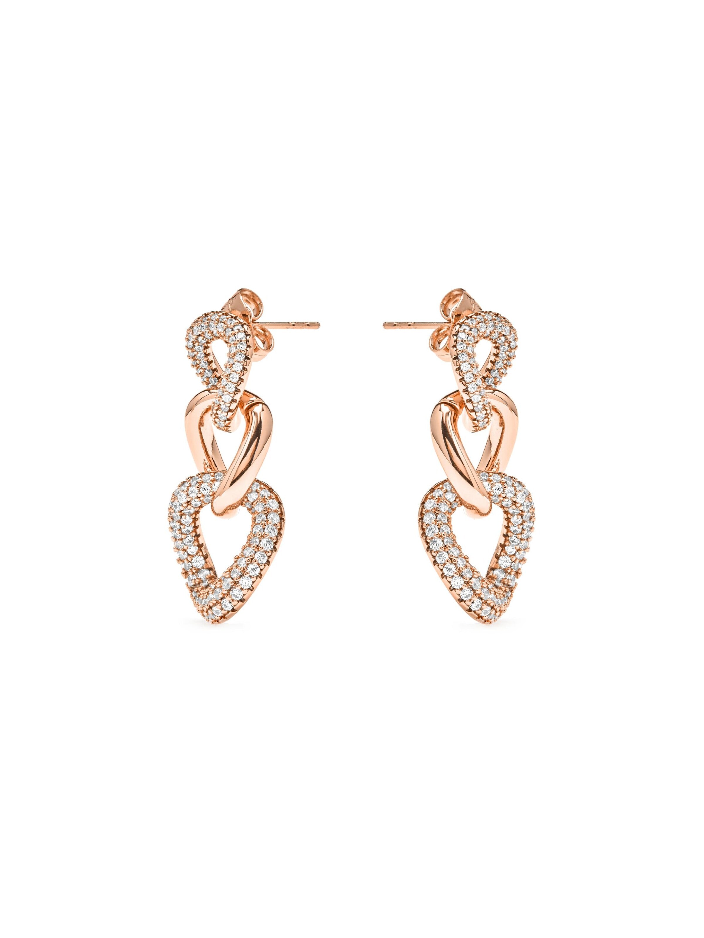 Luxenter Earrings 'Lik' in Gold