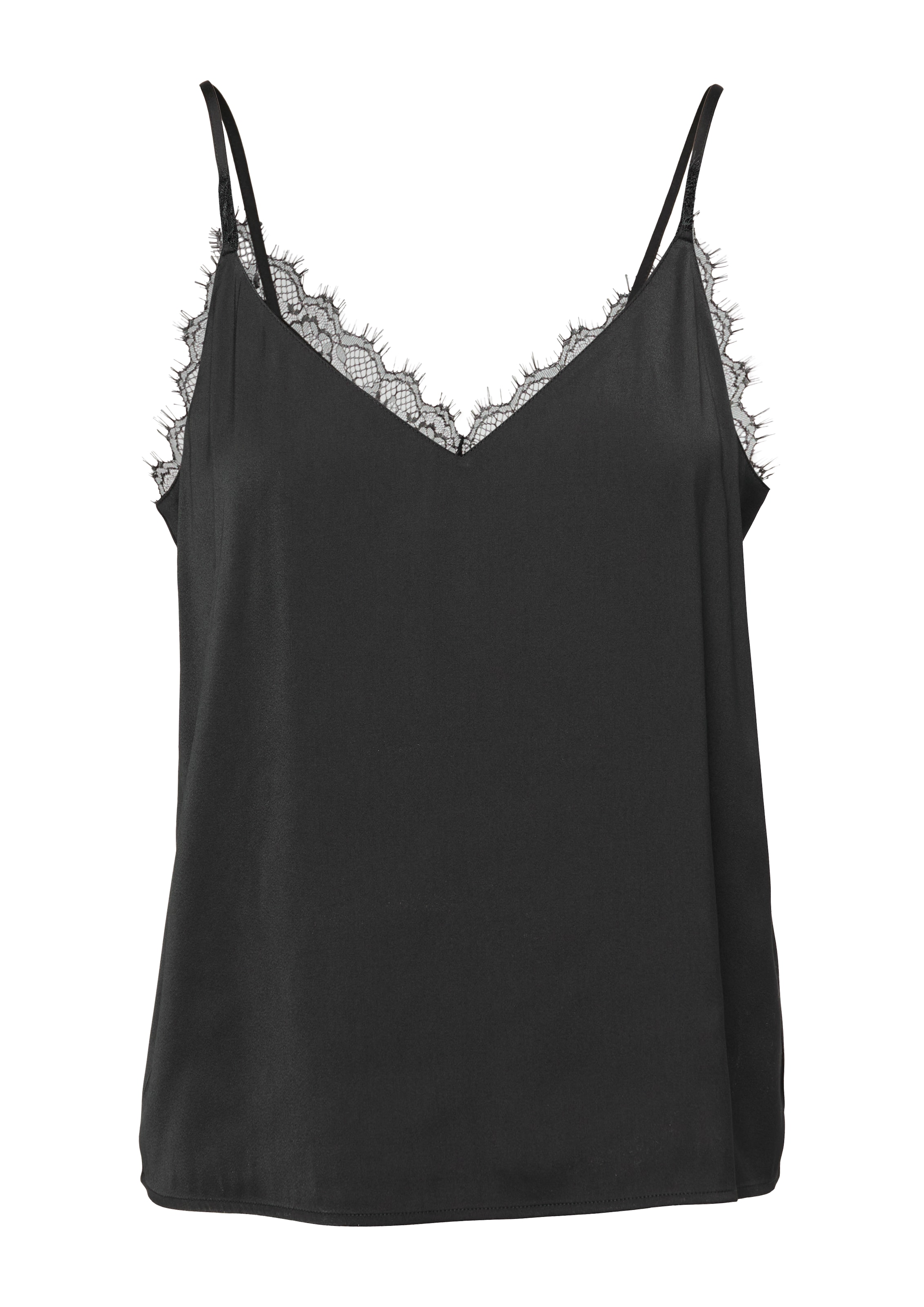 COMMA Top in Schwarz: Vorderseite