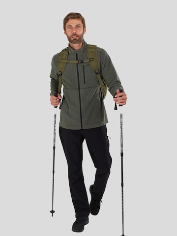 Fundango Fleece jas 'Jeffrey Fullzip Fleece' in Groen