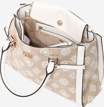 GUESS Handtasche 'Loralee' in Weiß