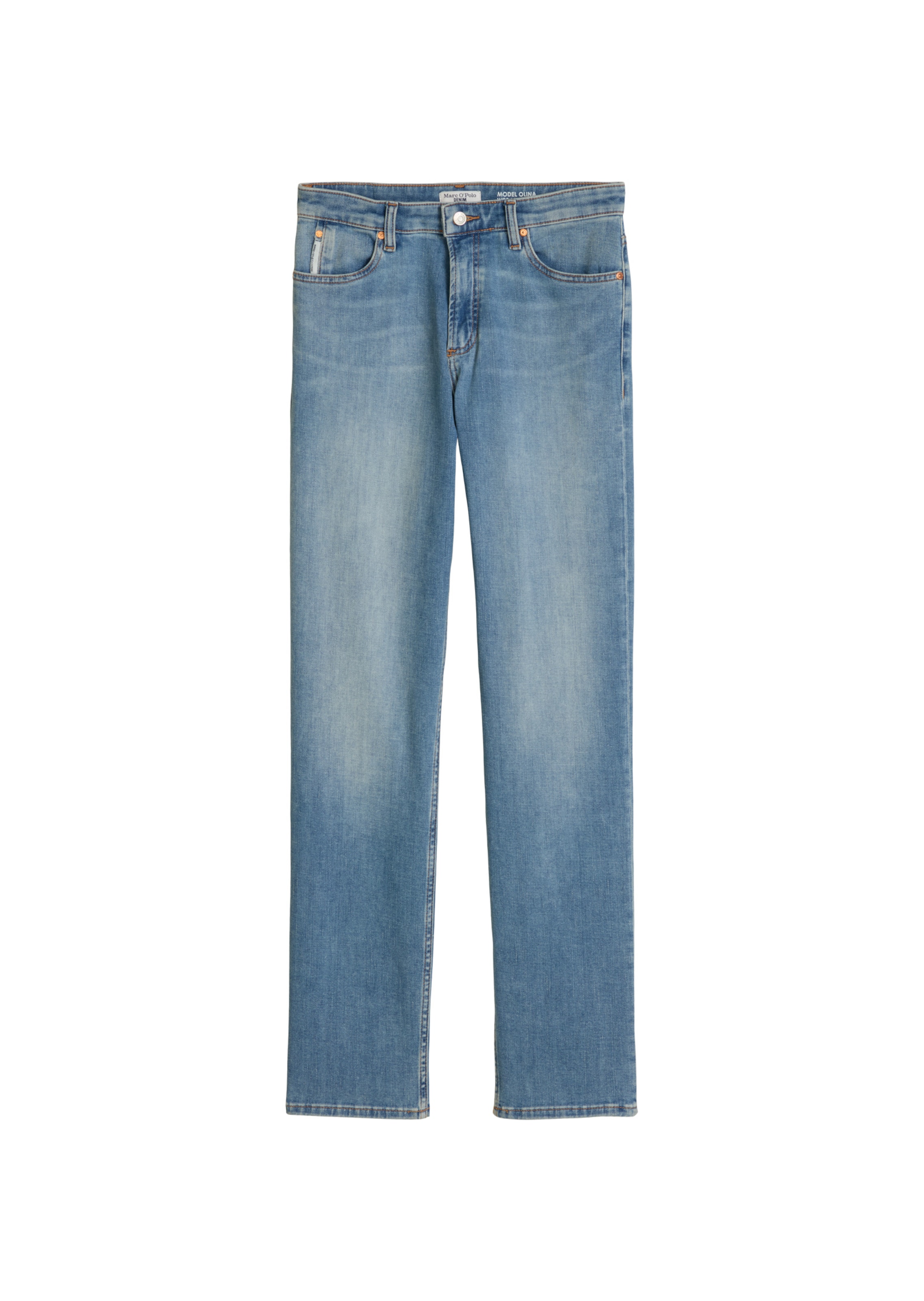 Marc O'Polo DENIM Regular Jeans 'Olina' in Blauw: voorkant