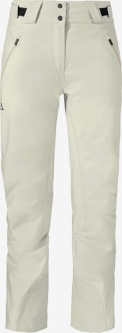 Regular Pantalon outdoor ' Weissach' Schöffel en beige : devant