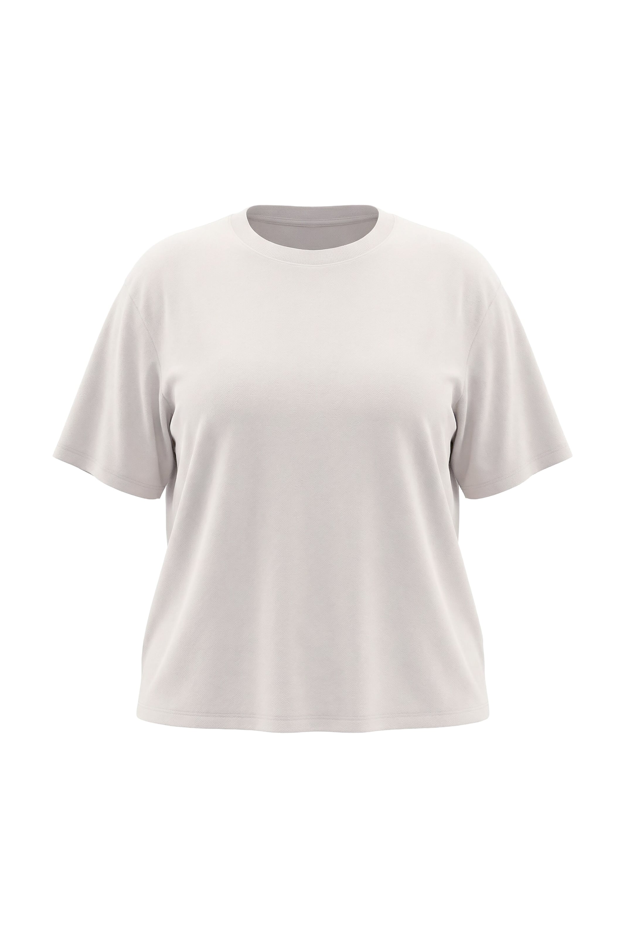 Ulla Popken - Camiseta en blanco: frente