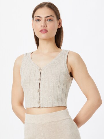 ABOUT YOU Top 'Dilane' in Beige: front