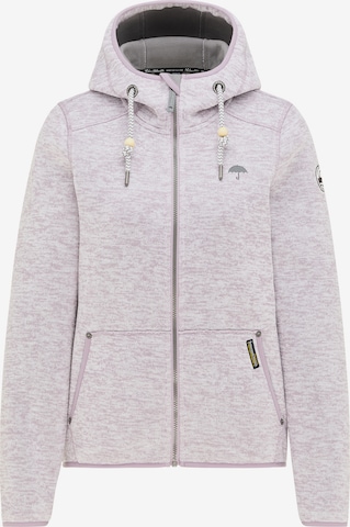 Schmuddelwedda Fleece Jacket in Purple: front