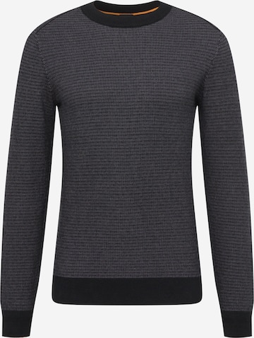 BOSS Orange Pullover in Schwarz: predná strana