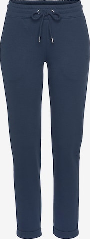 H.I.S Regular Pajama Pants in Blue: front