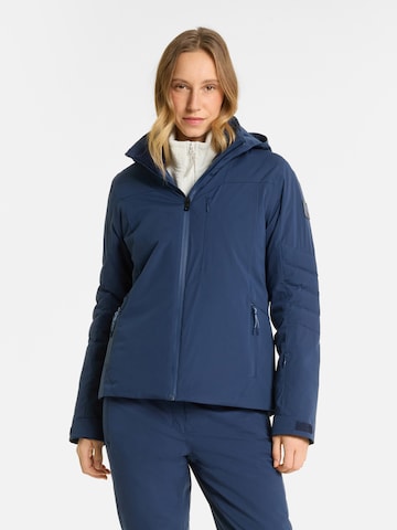 ZIENER Athletic Jacket in Blue: front