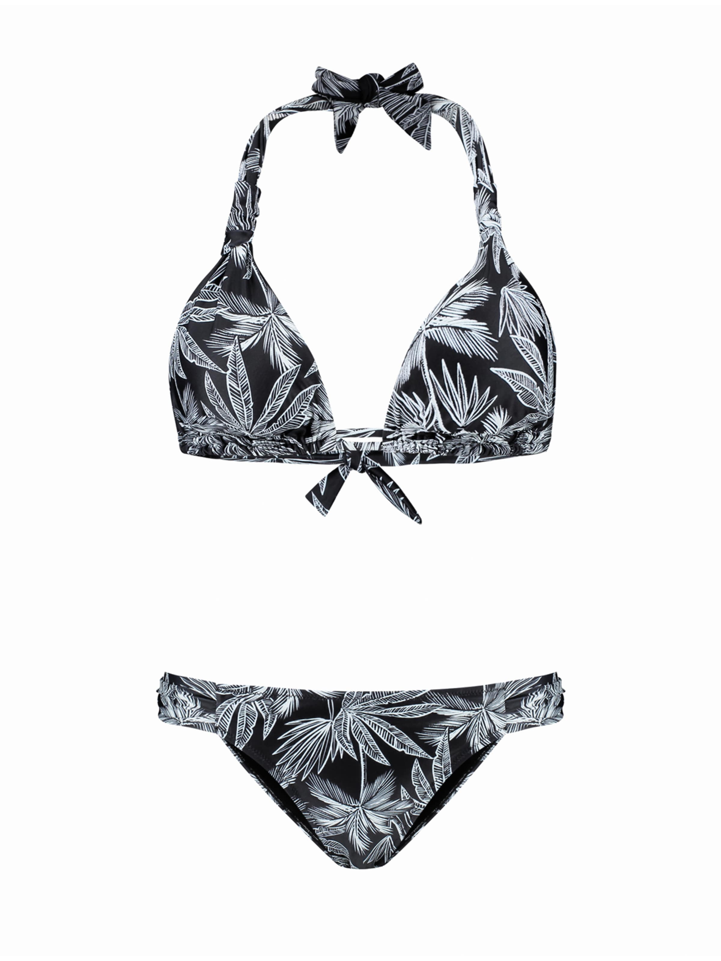 Shiwi Trojuholníky Bikiny 'Bibi' - Čierna: predná strana