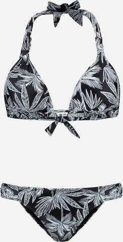 Triangle Bikini 'Bibi' Shiwi en noir : devant