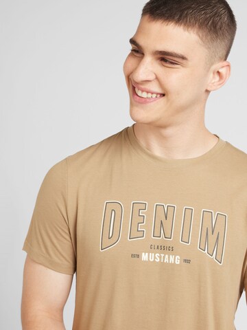 MUSTANG Shirt 'AUSTIN' in Brown