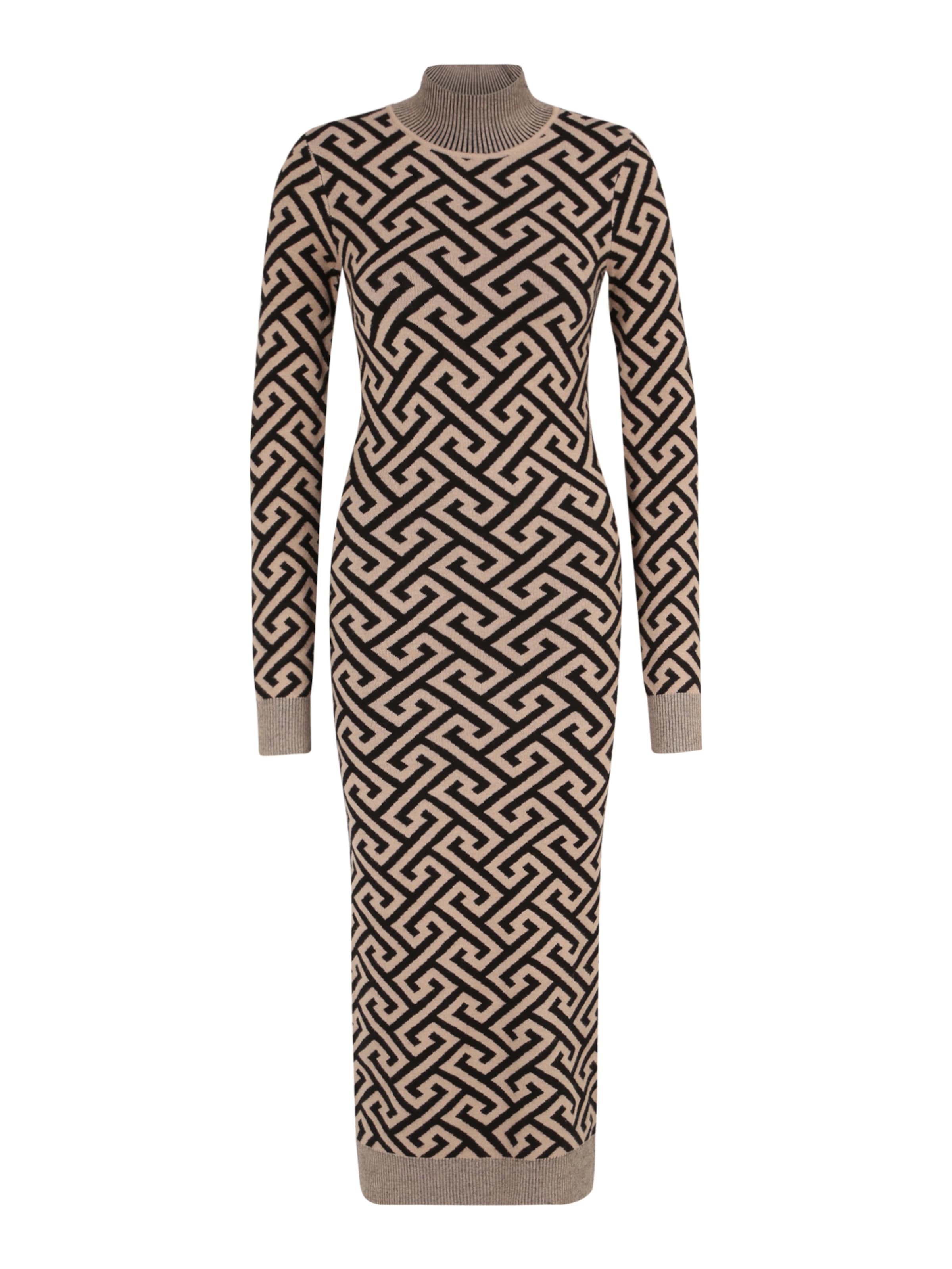 Vero Moda Tall Stickad klänning 'Aria' i beige: framsida