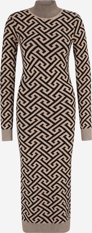 Vero Moda TallPletena haljina 'Aria' - bež boja: prednji dio