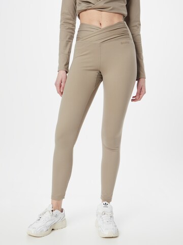 BJÖRN BORG - Skinny Pantalón deportivo en gris: frente