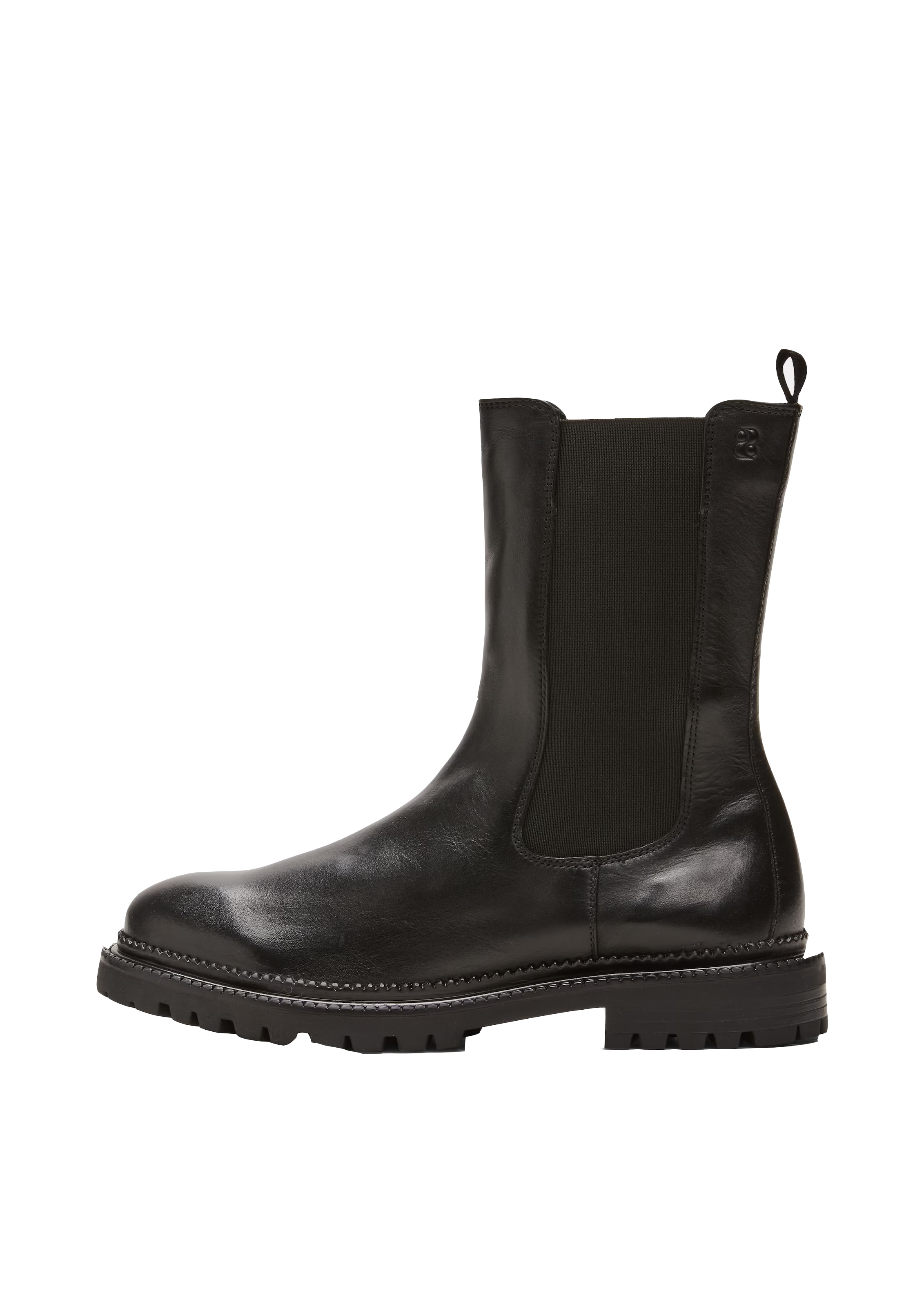 s.Oliver Chelsea boots in Black: front