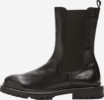 s.Oliver Chelsea boots i svart: framsida