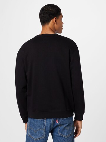 QS Sweatshirt in Zwart