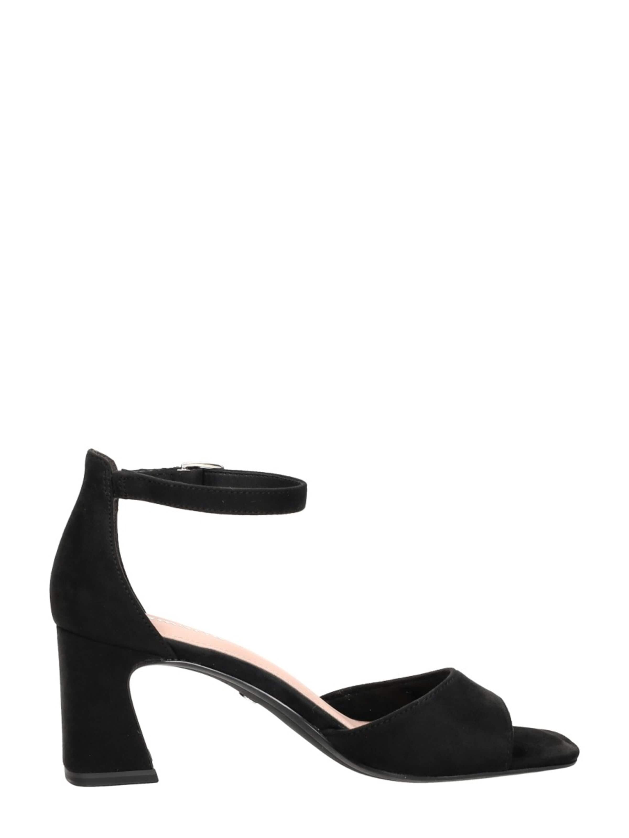 Tamaris Sandalen met riem 'Hak' in Zwart