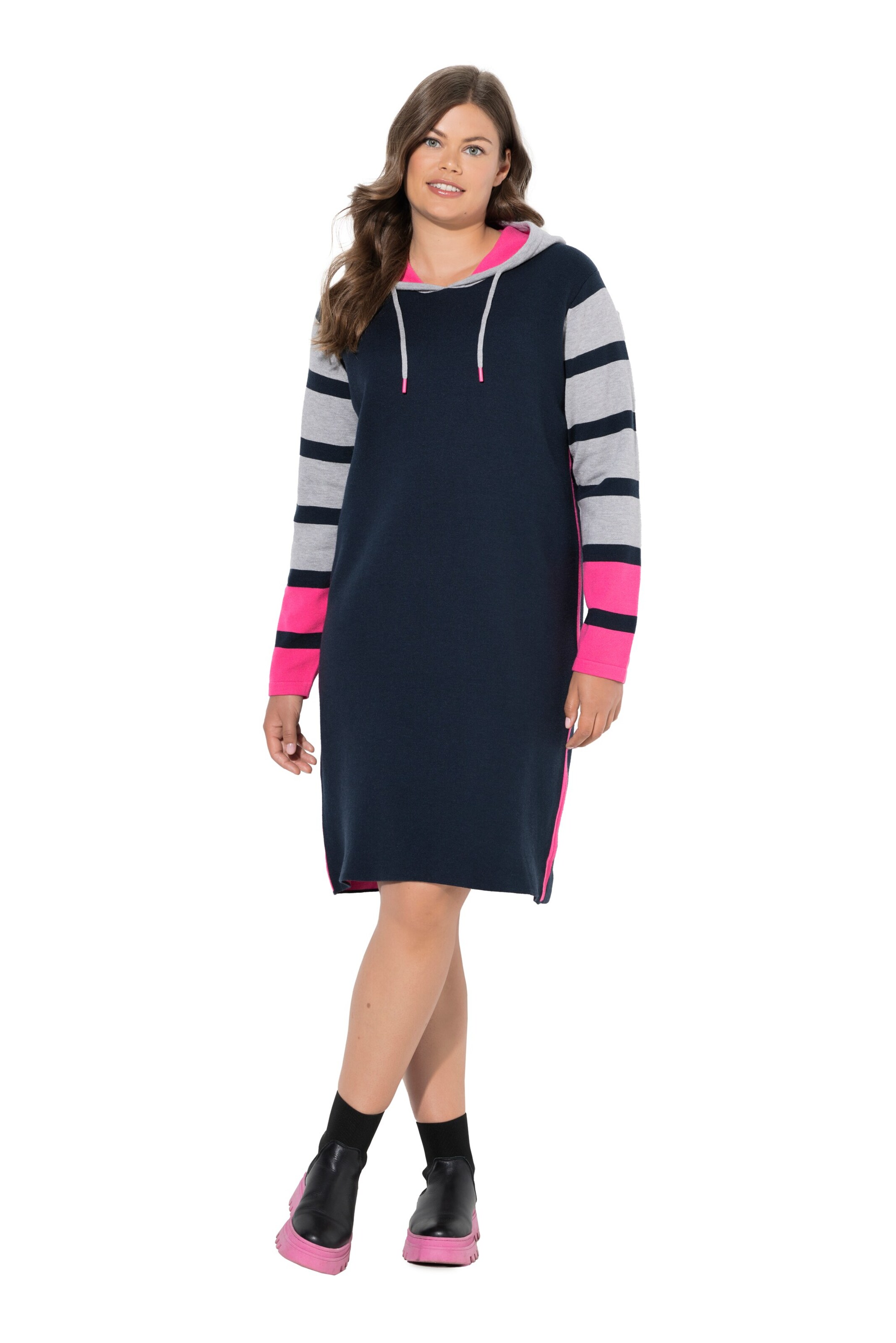 LAURASØN Gebreide jurk in Gemengde kleuren: voorkant