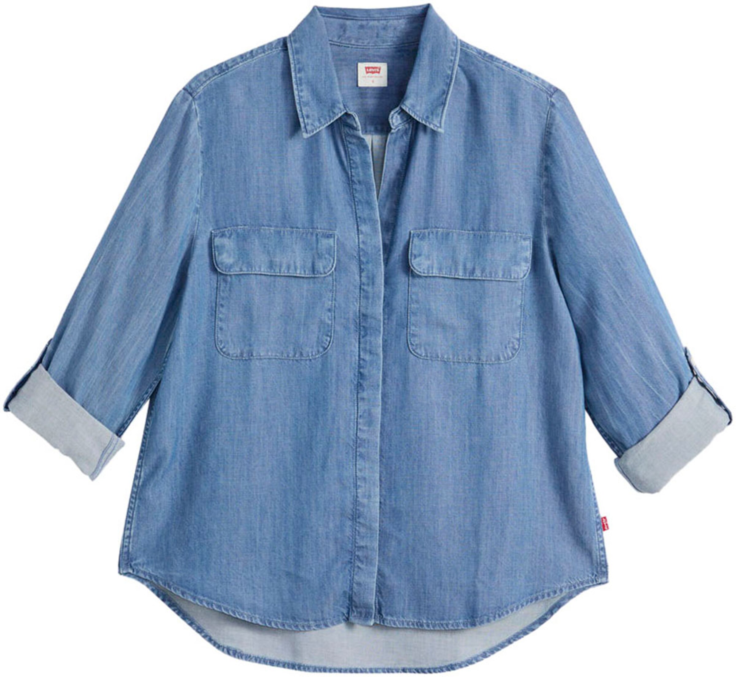 LEVI'S ® Bluse 'Elaine' in Blau: Vorderseite