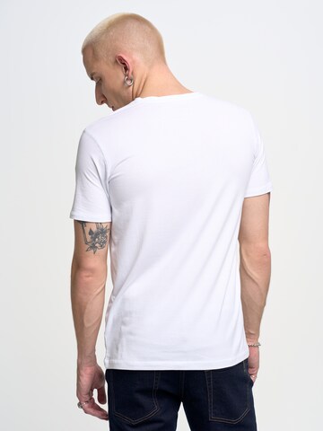 T-Shirt 'Supiclassicov' BIG STAR en blanc