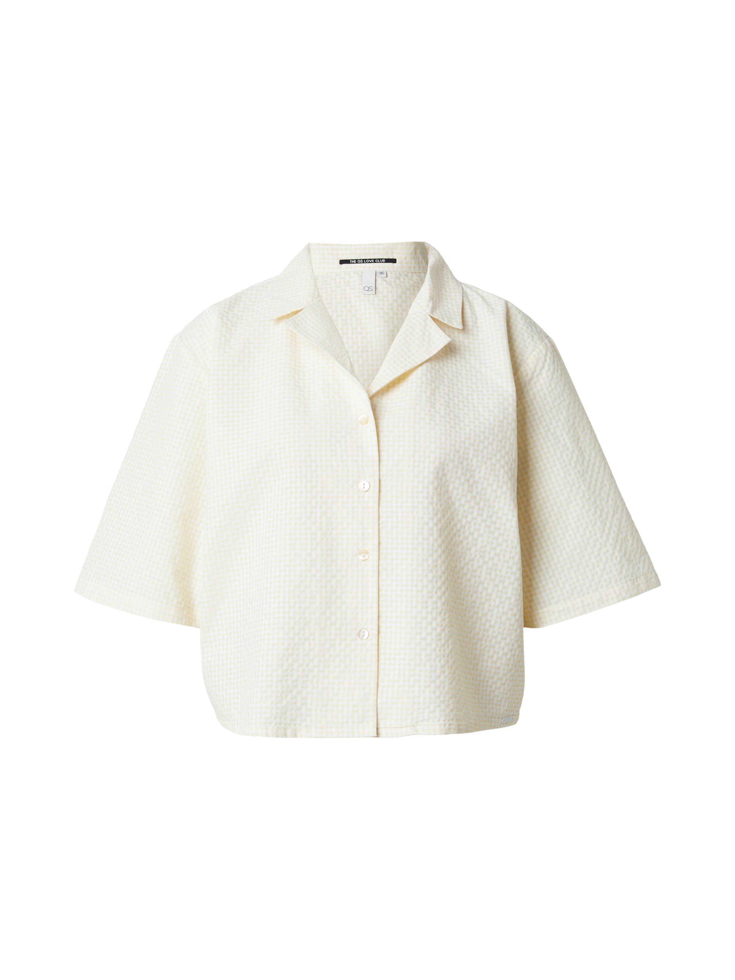QS Blouse in Yellow: front