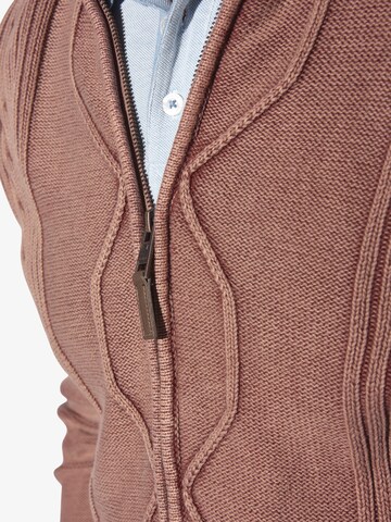 Jan Vanderstorm Knit cardigan 'Akselskar' in Red