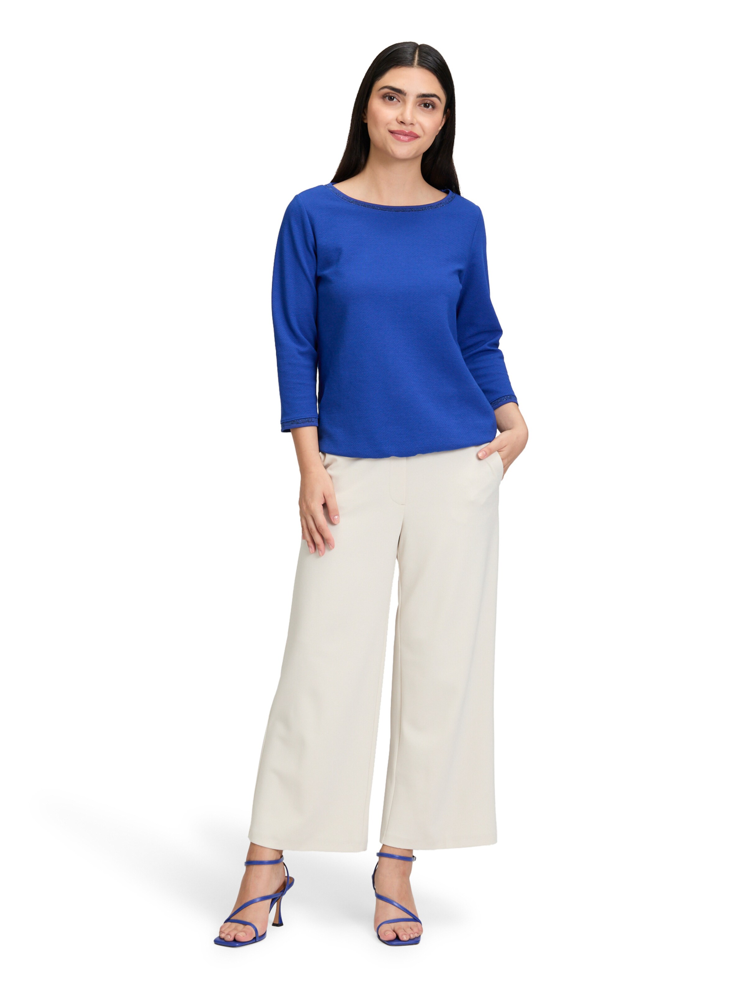Wide leg Pantaloni di Betty Barclay in bianco