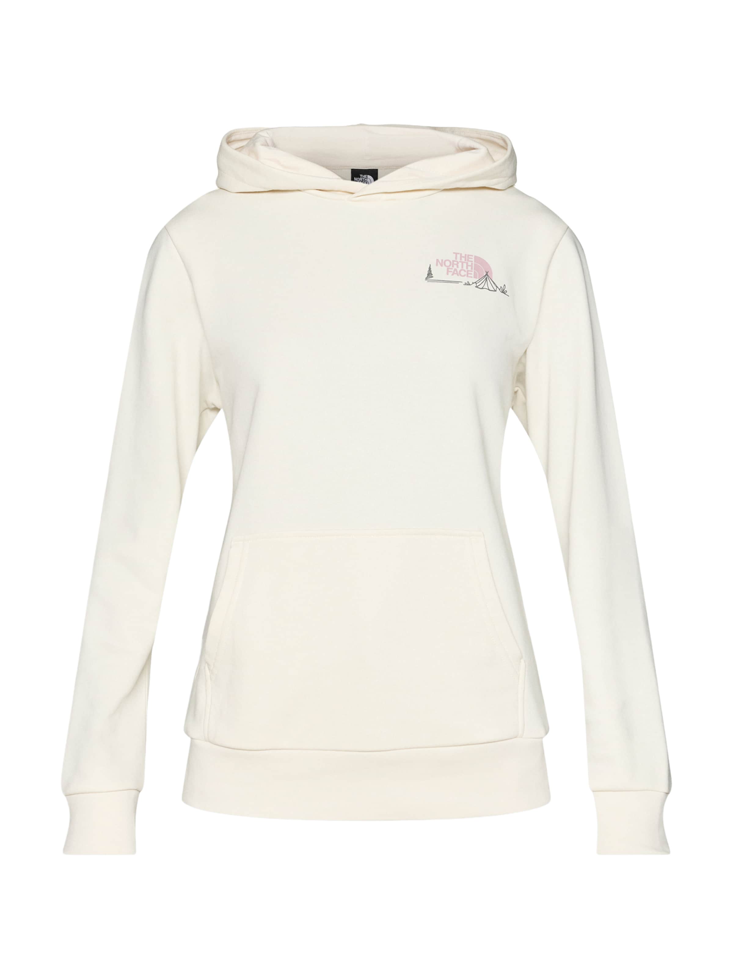 THE NORTH FACE Μπλούζα φούτερ 'MONTE' σε λευκό: μπροστά