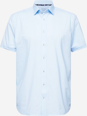 Chemise OLYMP en bleu : devant