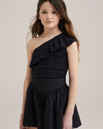 WE Fashion T-shirt i svart: framsida