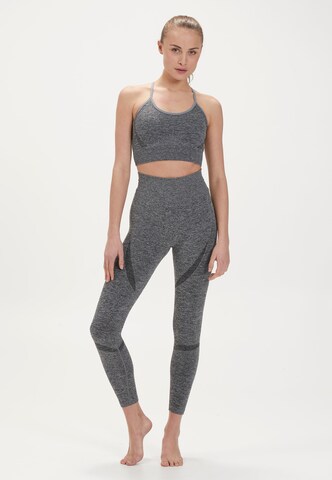 Athlecia Skinny Workout Pants 'NAGAR' in Grey