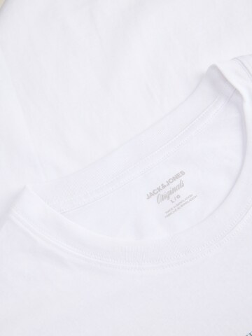 JACK & JONES Majica 'JORFREDERIKSBERG' | bela barva