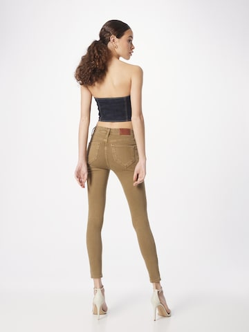 River Island Skinny Τζιν 'MOLLY' σε καφέ